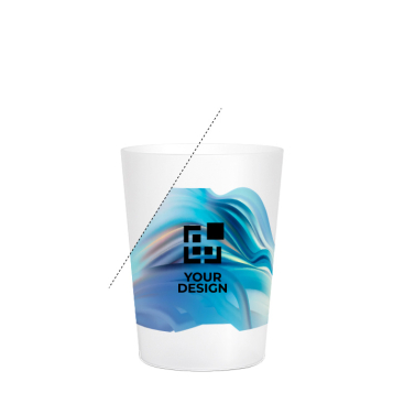 Wiederverwendbarer, recycelbarer Kunststoffbecher, 220 ml