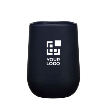Doppelwandiger Becher mit Schiebedeckel und Luftisolierung, 360 ml