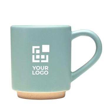 Stapelbare Keramiktasse mit unglasiertem Boden, 180 ml