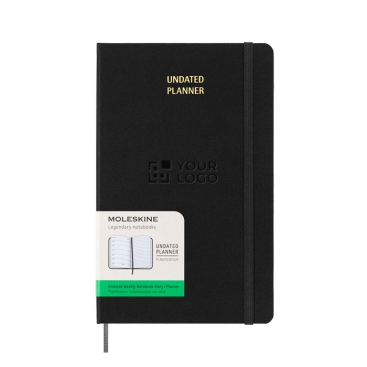 Moleskine Undatierte Wochenagenda Hardcover