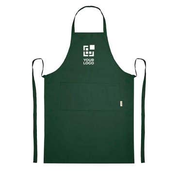 Baumwollschürze mit Doppeltasche, 200 g/m²