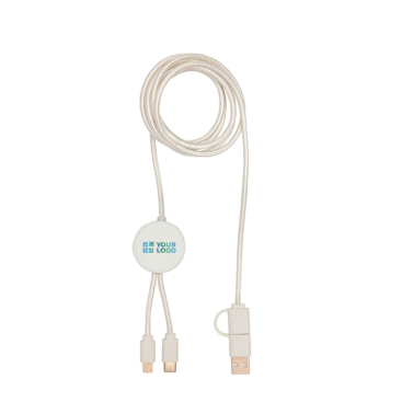 5-in-1 recyceltes Ladekabel mit Datensynchronisation, 27 W