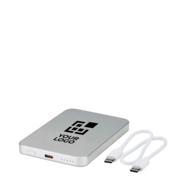 Magnetische Powerbank mit kabelloser Ladefunktion, 5.000 mAh