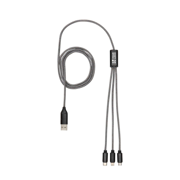 5-in-1-Ladekabel mit mehreren Anschlüssen zum Laden und Synchronisieren