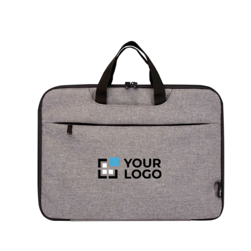 2-in-1 Laptoptasche aus recyceltem Polyester mit RPET-Futter