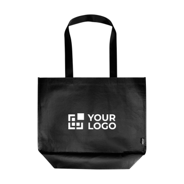 Wasserdichte Tragetasche aus recyceltem Kunststoff mit breitem Boden 30 L 150 g/m²