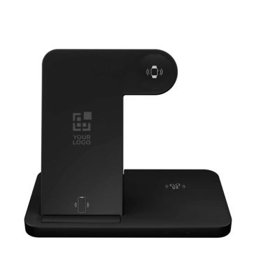 Klappbare kabellose 3-in-1-Ladestation mit Smartphone-Halterung SCX.design