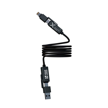 Magnetisches Schnellladekabel mit zwei Eingängen 100 W SCX.design