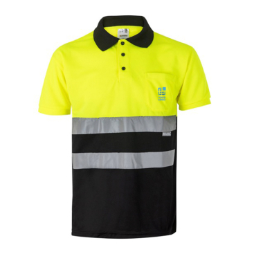 Reflektierendes Arbeits-Poloshirt aus Polyester, 160 g/m2 