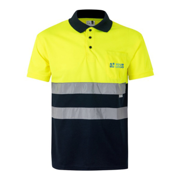Großes Poloshirt für Profis mit hoher Sichtbarkeit, 160 g/m2 