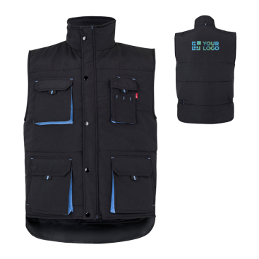 Unisex-Arbeitsweste mit Taschen aus Polyester, 120 g/m2 