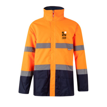 Arbeitsparka aus Polyester mit Reflektionssteifen, 190 g/m2 