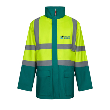 4-in-1-Arbeitsparka aus PU-versträrktem Polyester, 180 g/m2 