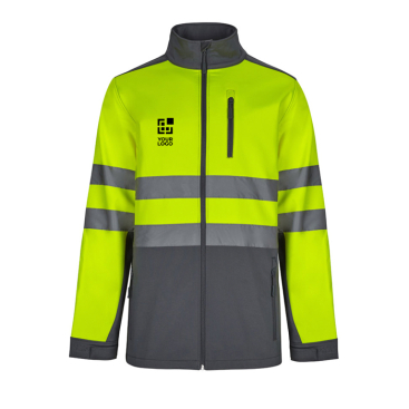 5XL-Softshell-Arbeitsjacke mit Fleecefutter, 280 g/m2 