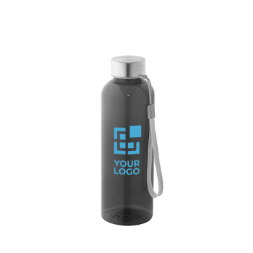 RPET-Trinkflasche mit transluzentem Finish, 600 ml