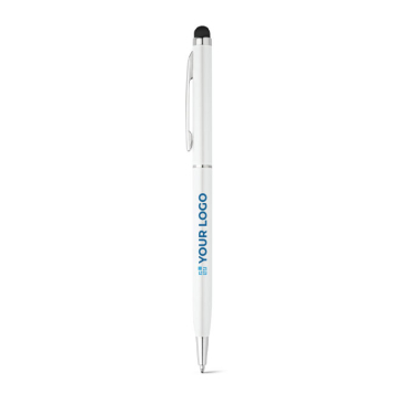 Touchpen aus Aluminium farbig lackiert mit blauer Tinte für Kunden