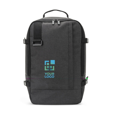 Rucksack aus recyceltem Polyester mit Airline-Maßen 14''