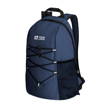 Wanderrucksack aus 600D mit Hauptfach und 2 Mesh Seitentaschen