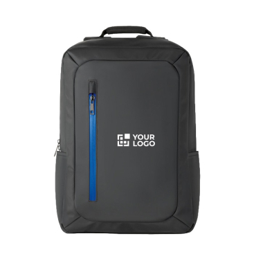 Wasserdichte Rucksäcke mit Logo für Notebook Ansicht mit Druckbereich