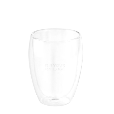 Doppelwandiges Glas mit Luftisolierung, 350 ml