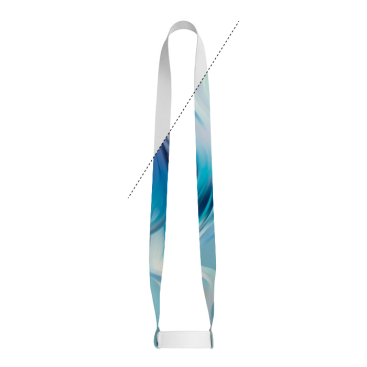 In Europa hergestelltes Lanyard für Sublimation mit elastischem Becherhalter