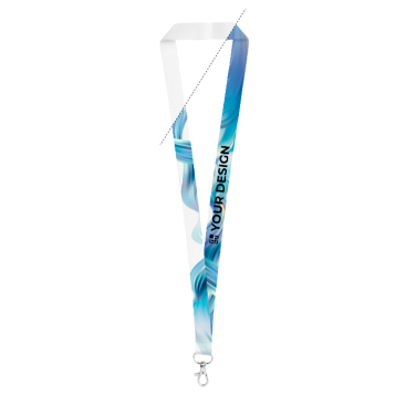RPET-Lanyard aus der EU mit Karabinerhaken mit Schnappverschluss
