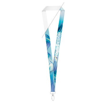 Polyester-Lanyard für Sublimation mit ovalem Karabinerhaken