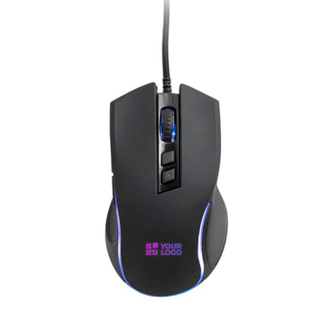 Gaming-Maus mit Spieltasten und 8 Beleuchtungsmodi Farbe Schwarz erste Ansicht
