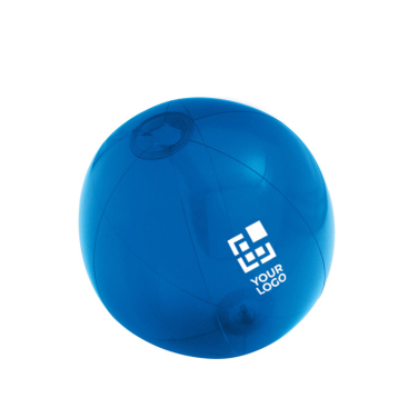 Transparenter Wasserball als Giveaway auf Touristikmessen