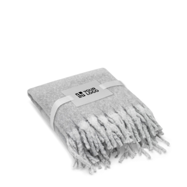 Decke aus recyceltem Polyester mit weicher Mohair-Haptik 300 g/m²
