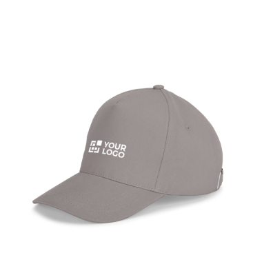 5-Panel-Cap aus gebürsteter Baumwolle mit Metallschnalle 260 g/m²