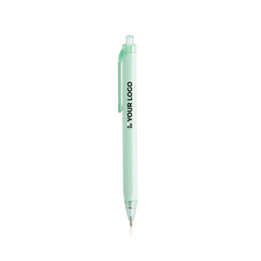 Kunststoff-Kuli im dreieckigen Design, blaue Tinte
