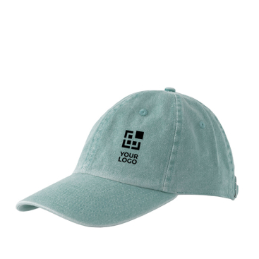 Vintage-Cap ohne Verstärkung, 6-Panel, aus Baumwolle 250 g/m2