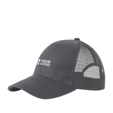 Trucker Cap 5 Panel mit Snapback und gebogenem Schirm