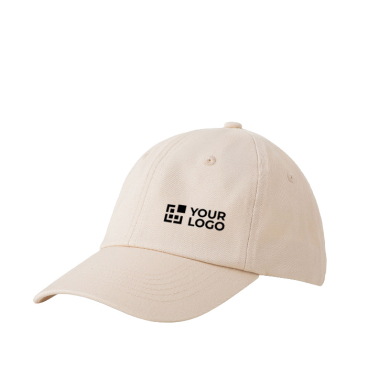 Baseballkappe im Dad-Hat-Stil, 6-Panel, aus Baumwolle 250 g/m2
