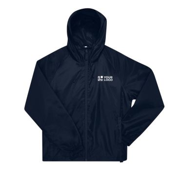 Windjacke aus wasserabweisendem RPET-Polyester, B&C 