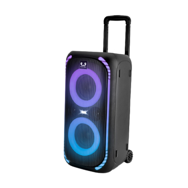 Tragbarer Lautsprecher Fresh 'n Rebel mit Rollen und mehrfarbigem Licht, 640 W
