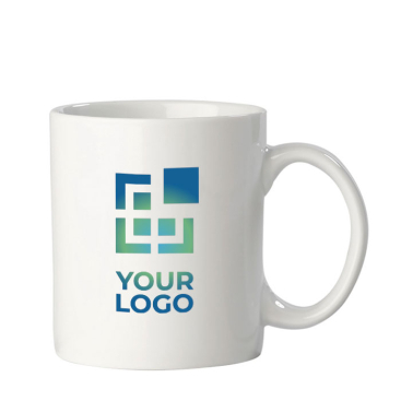 Weißer Keramikbecher speziell für Sublimation, 300 ml