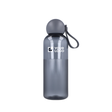 Monochrome Kunststoffflasche mit Runddeckel 600 ml