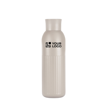 Thermoflasche aus recyceltem Stahl mit Druckverschluss 500 ml
