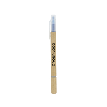 Kugelschreiber mit Textmarker und blauer Nachfüllmine