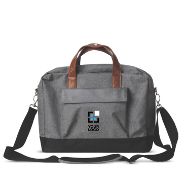 Laptop-Aktentasche mit mehreren Taschen zur Aufbewahrung Ansicht mit Druckbereich