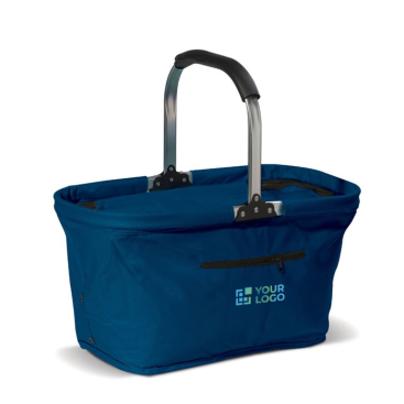 Faltbare Kühltasche im Picknick-Stil mit Thermomaterial, 25 kg Ansicht mit Druckbereich