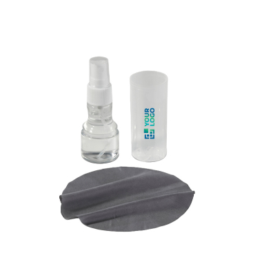 Kunststoff-Spender für Bildschirmreiniger mit Mikrofasertuch 30ml