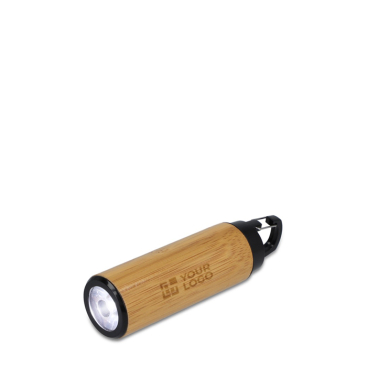 LED-Taschenlampe mit Clip an der Oberseite zur Befestigung