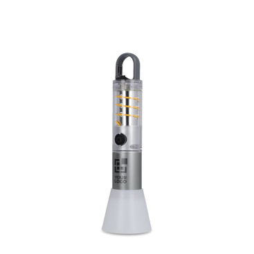 Taschenlampe aus recyceltem Aluminium mit LED-Licht und Zoom