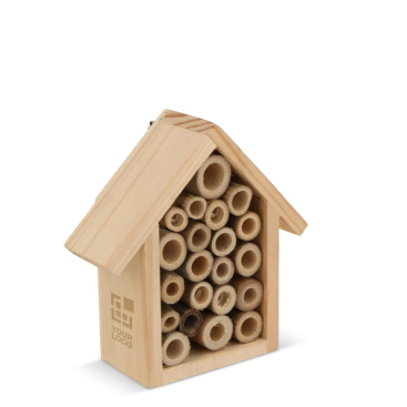 Kleines ökologisches Bienenhaus aus FSC-Holz Ansicht mit Druckbereich