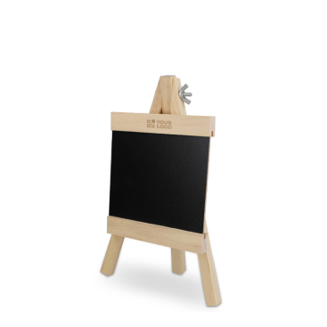 Kreidetafel auf Holzstaffelei für kurze Nachrichten