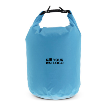 Wasserdichte Canvas-Tasche in verschiedenen Farben, 5 L Ansicht mit Druckbereich