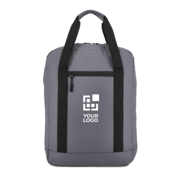 RPET Laptop-Rucksack mit Reflektorstreifen 15,6 Zoll